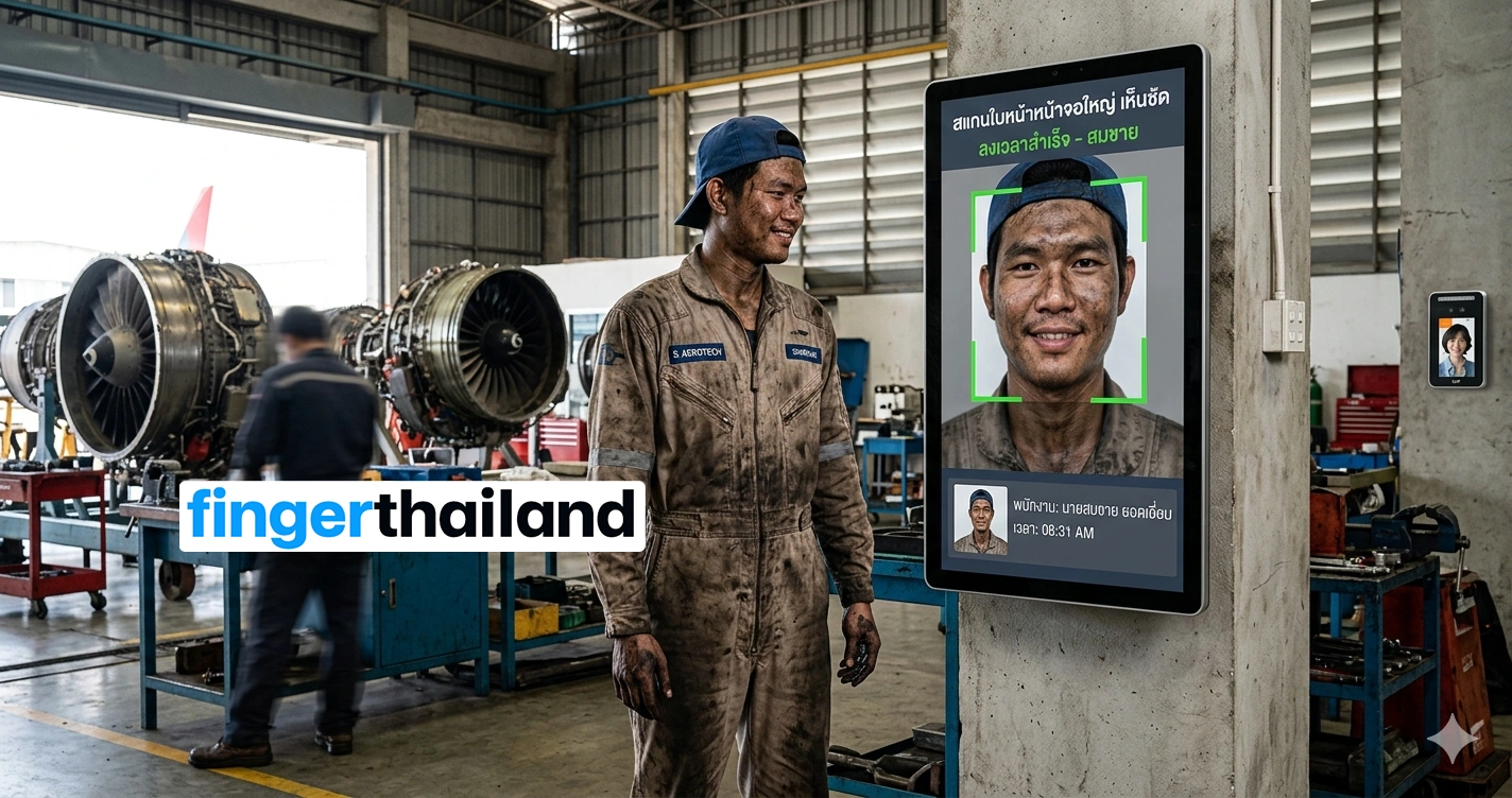 เครื่องลงเวลาพนักงานสำหรับโรงงาน
