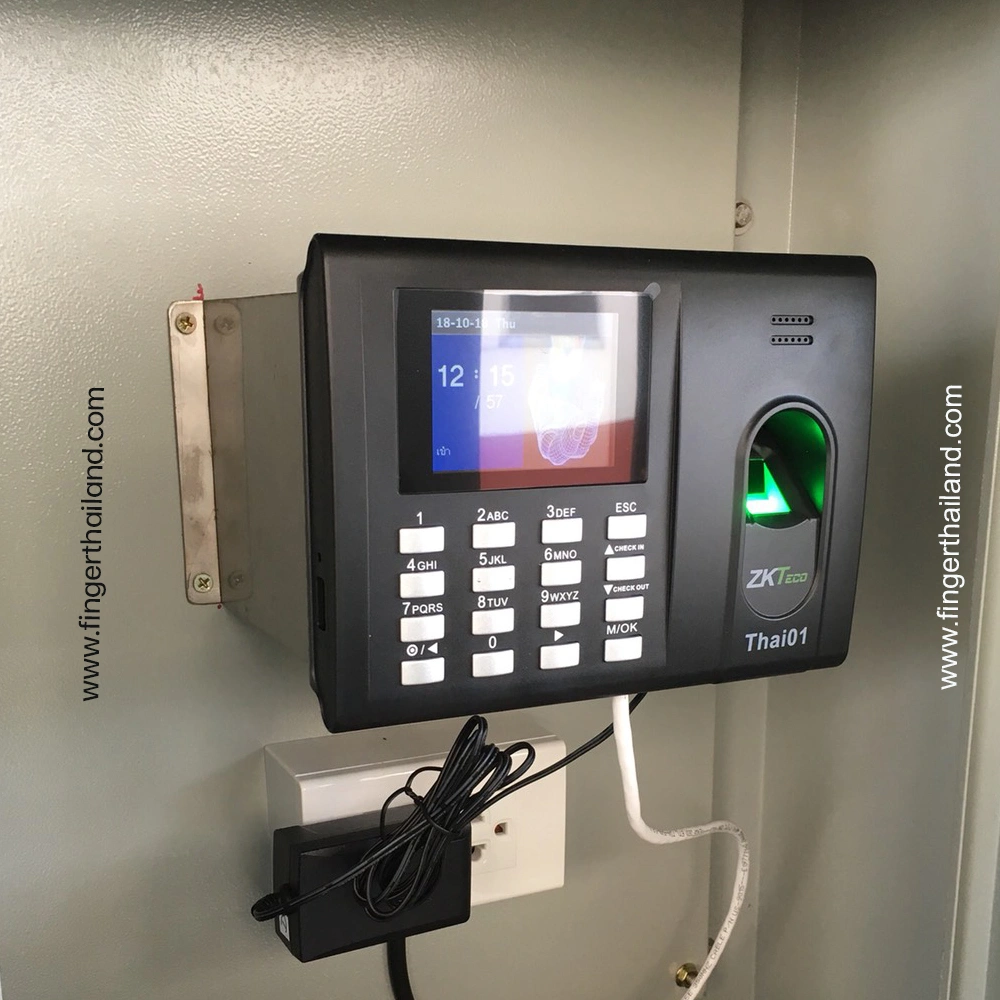 ZKTeco Thai01 เครื่องสแกนนิ้วมือ ลงเวลาพนักงาน 