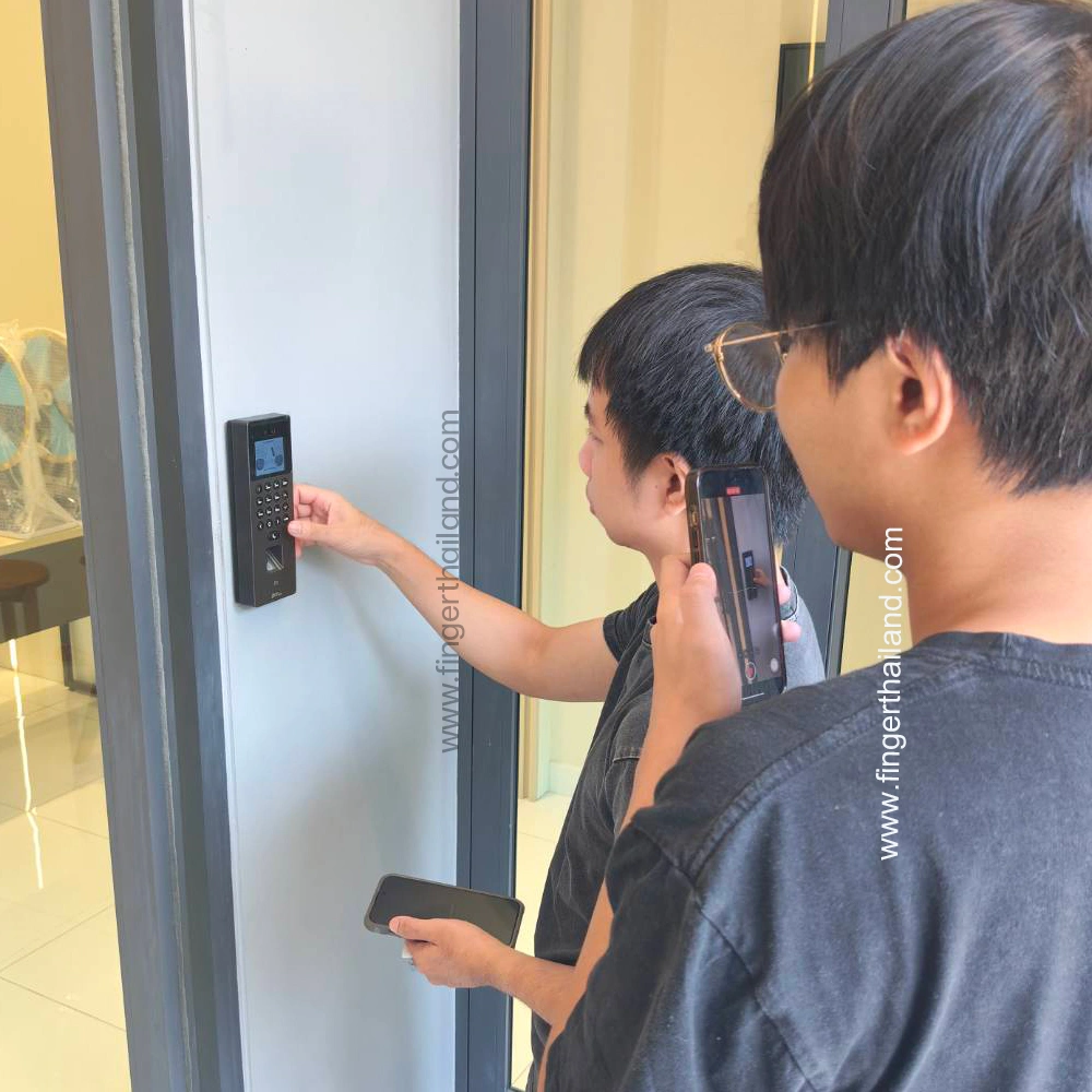 ZKTeco SenseFace 2A เครื่องลงเวลาทำงานออนไลน์ สแกนหน้าและนิ้วมือ